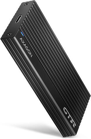 Axagon EEM2-GTR, USB-C 3.2 Gen 2 - M.2 NVMe SSD kovový THIN RIB box