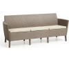 SALEMO 3 seater sofa - cappuccino Allibert