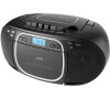 Radiomagnetofon s CD JVC RC-E451B, černý
