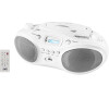 Radiopřijímač DAB+/CD JVC RD-E661W-DAB, bílý