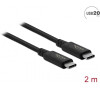 Delock Kabel USB4™ 20 Gbps 2 m (86980)