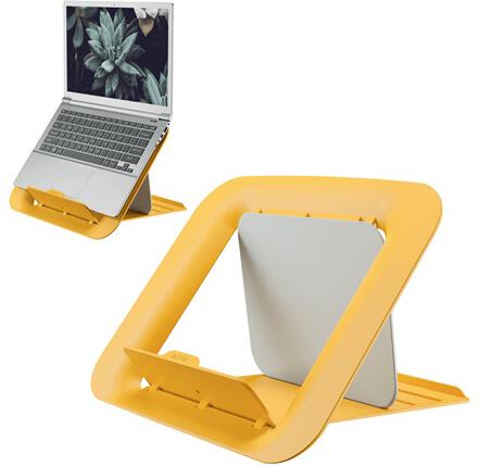 LEITZ Nastavitelný stojan pod notebook ERGO Cosy, teplá žlutá (64260019)