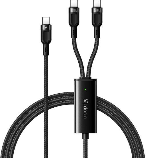 Rychlonabíjecí kabel 2v1 PD (C na C+C)