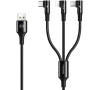 3in1 Nylon Cable 90-Degree (L+M+T)