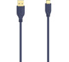 Hama USB-C 2.0 kabel typ A-C 0,75 m, Flexi-Slim, modrý