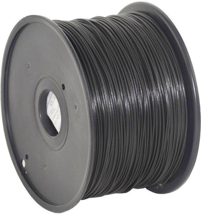Gembird Struna pro 3D tisk, PLA, 1,75mm, 1kg, 330m, černá (3DP-PLA1.75-01-BK)