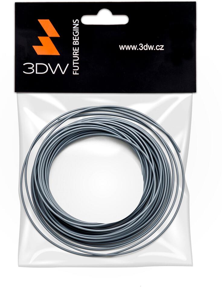 ARMOR 3DW - ABS filament 1,75mm stříbrná, 10m, tisk 220-250°C (D11607)
