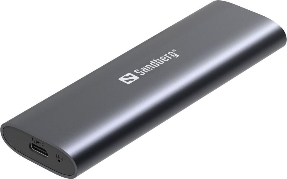 Sandberg USB 3.2 Case for M.2+NVMe SSD, externí čtečka pro SSD disk M.2 nebo NVMe (136-39)