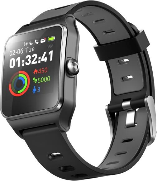 Chytré hodinky Umax U-Band P1 PRO, černé