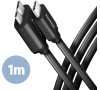 Axagon AXAGON BUMM3-CM10AB, SPEED kabel Micro-B USB <-> USB-C, 1m, USB 3.2 GEN 1, 3A, ALU, tpe, ern