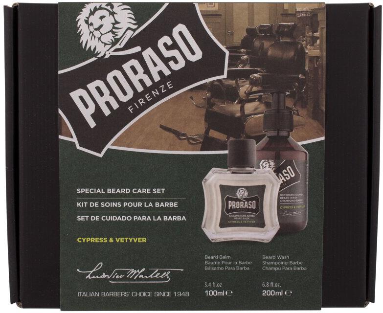 Šampon PRORASO Cypress & Vetyver Special Beard Care Set, 200 ml