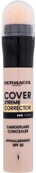 Korektor Dermacol Cover Xtreme, 8 ml, odstín 1 (207) (SPF30)