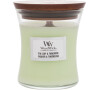 Vonná svíčka WoodWick Fig Leaf & Tuberose, 85 ml