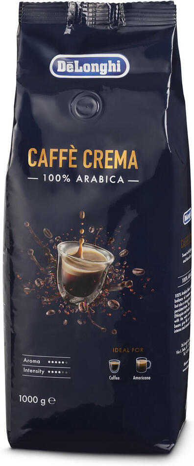 Zrnková káva DeLonghi CAFFE' CREMA ESPRESSO, 1 kg