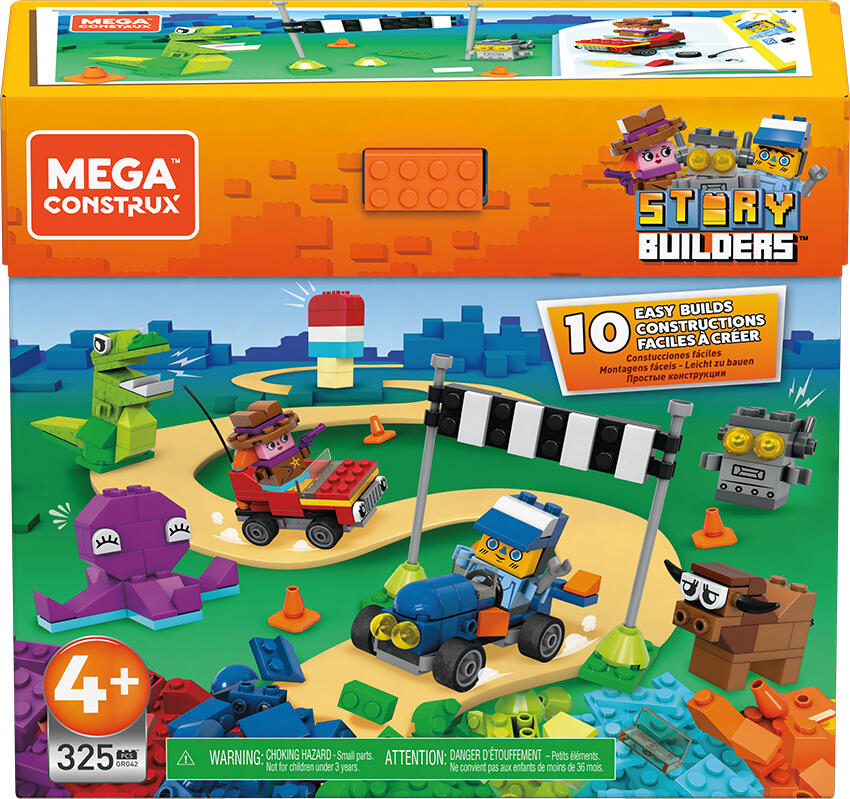 Mattel Mega Construx – Scatola Di Blocchi Colorati, 330 Pezzi, Gioco Di Costruzione Creativo Per Bambini 5+ Anni