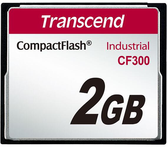 Transcend 2GB INDUSTRIAL CF300 CF CARD + DOPRAVA ZDARMA