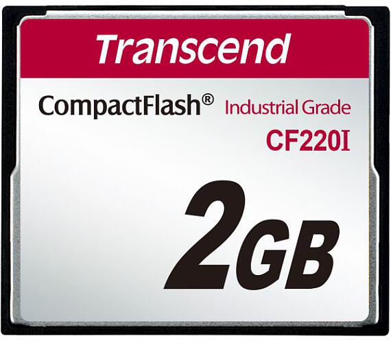 Transcend 2GB INDUSTRIAL TEMP CF220I CF CARD (SLC) Fixed disk and UDMA5 (TS2GCF220I)