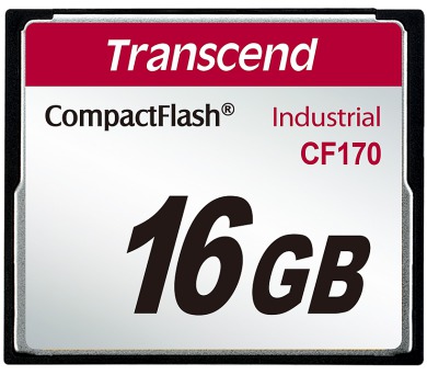 Transcend 16GB INDUSTRIAL CF CARD CF170 paměťová karta (MLC) (TS16GCF170)