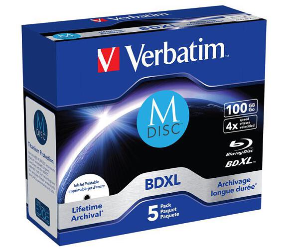 Verbatim 100GB 4x Printable jewel box