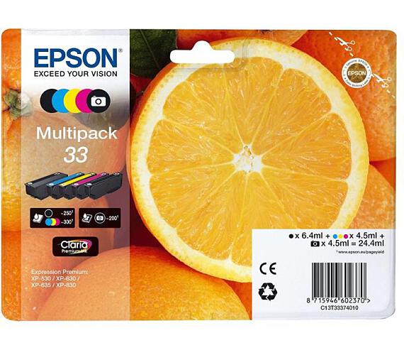 Epson EPSON Multipack 5-colours 33 Claria Premium Ink (C13T33374011)