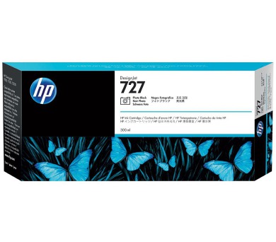 HP 727 Fotografická Černá inkoustová kazeta DesignJet