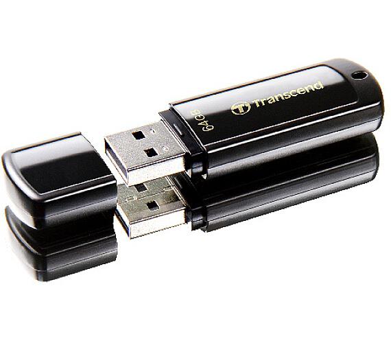 Transcend JetFlash 350 64GB USB 2.0 - černý + DOPRAVA ZDARMA