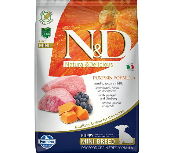 N&D Grain Free Dog Puppy Mini Pumpkin Lamb & Blueberry 7 kg