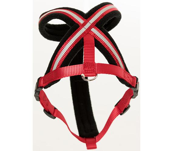 Postroj nylon Comfy červeno/černý The Company 2 XX Small