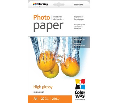 COLORWAY fotopapír/ high glossy 230g/m2