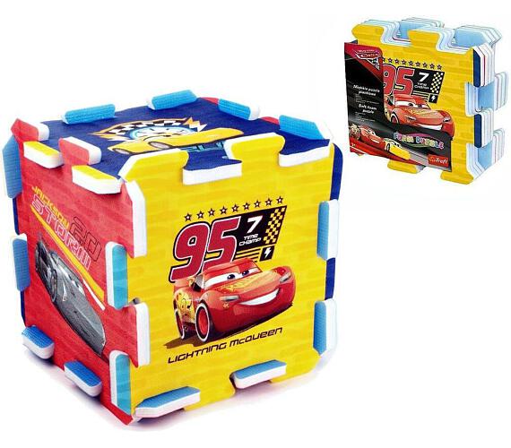 TREFL Pěnové puzzle Cars 3/Auta 32x32x1,5cm 8ks v sáčku