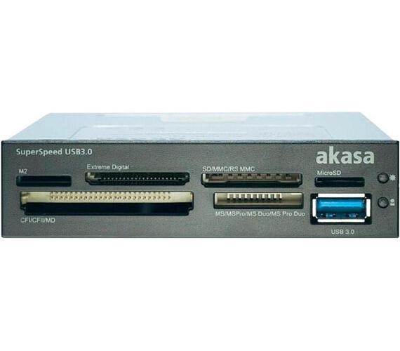 AKASA int. USB 3.0 interní čtečka karet + USB 3.0 (AK-ICR-14)