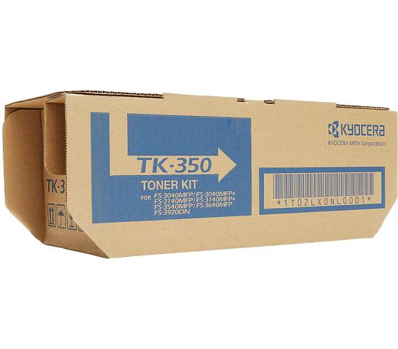 KYOCERA toner TK-350/ FS-3920DN/ FS-3040MFP/ FS-3140MFP/ FS-3540MFP/ 15 000 stran/ Černý (TK-350B)