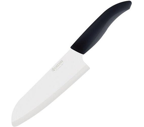KYOCERA keramický profesionální kuchňský nůž s bílou čepelí 16 cm/ černá rukojeť (FK-160WH-BK)