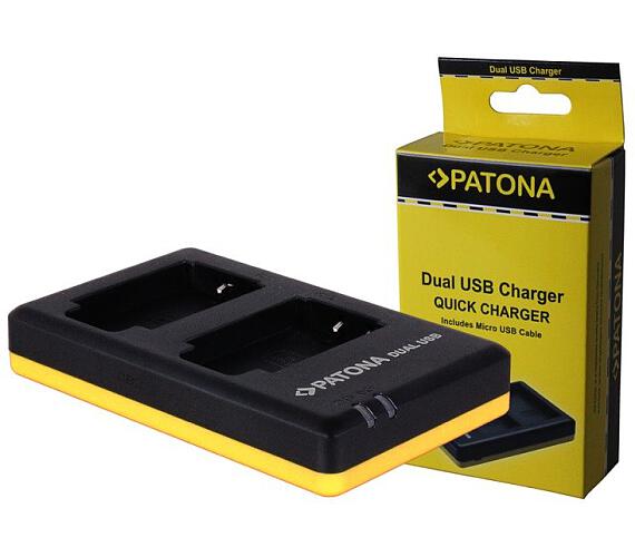 PATONA nabíječka Foto Dual Quick Panasonic DMW-BLF19 USB (PT1942)