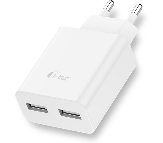 I-TEC i-tec USB Power Charger 2 Port 2.4A White (CHARGER2A4W)