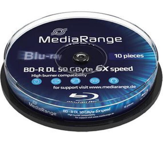 Mediarange BD-R BLU-RAY 50GB 6x Dual Layer spindl 10ks (MR507)