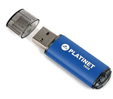 Platinet PENDRIVE USB 2.0 X-Depo 16GB modrý (PMFE16BL)
