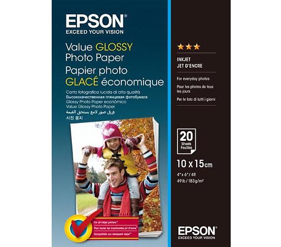 Epson EPSON Value Glossy Photo Paper 10x15cm 20 sheet (C13S400037)