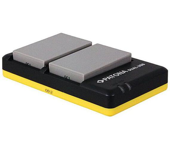 PATONA nabíječka Foto Dual Quick Olympus BLS5 + 2x baterie 1100mAh USB (PT1948B)