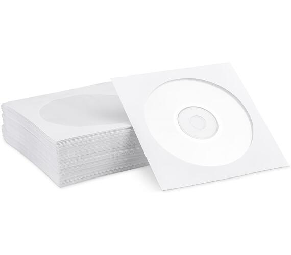 Cover IT obálka papírová na CD/DVD/ se zalepovacím klipem/ 100pack (29070P)