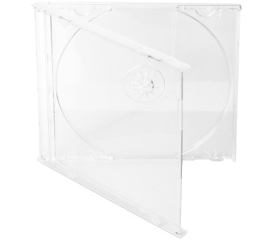 Cover IT box jewel + tray/ plastový obal na CD/ 10mm/ čirý/ 10pack (27010P10)
