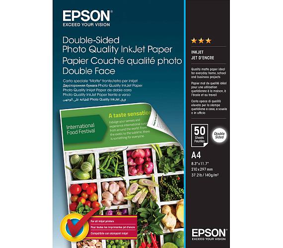 Epson double-Sided Photo Quality Inkjet Paper,A4,50 sheets (C13S400059)