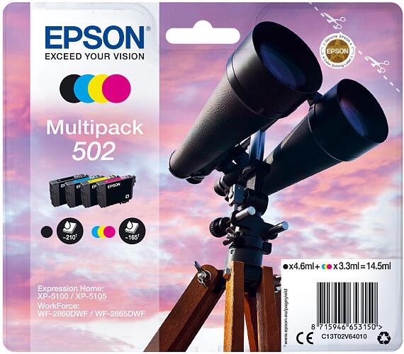 Epson EPSON multipack 4 barvy,502 Ink,standard (C13T02V64010)