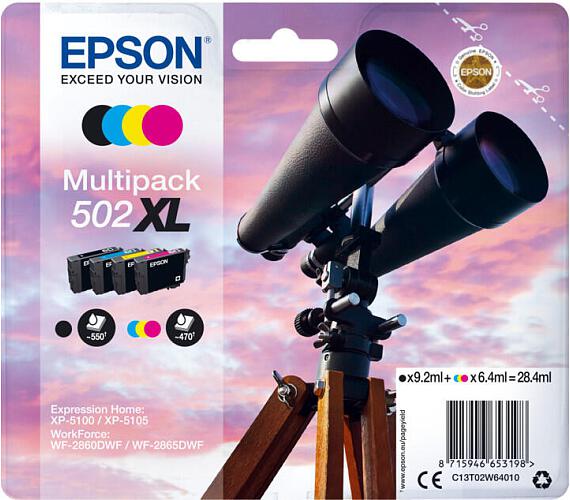Epson EPSON multipack 4 barvy,502XL,Ink,XL (C13T02W64010)