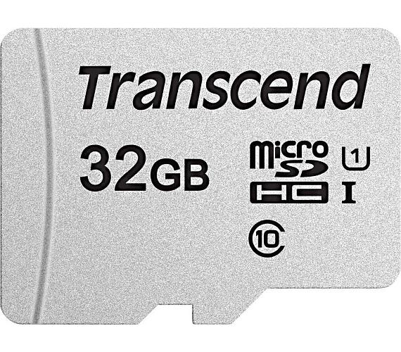 Transcend 32GB microSDHC 300S UHS-I U1 (Class 10) paměťová karta (bez adaptéru) (TS32GUSD300S)