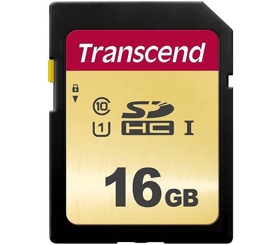 Transcend 16GB SDHC 500S (Class 10) UHS-I U1 (Ultimate) MLC paměťová karta (TS16GSDC500S)
