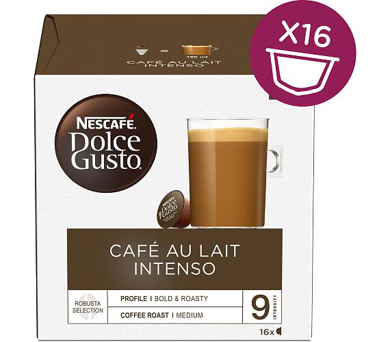 NESCAFÉ® Dolce Gusto® Café au Lait Intenso kávové kapsle 16 ks