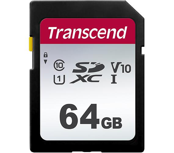 Transcend 64GB SDXC 300S (Class 10) UHS-I U1 V10 paměťová karta