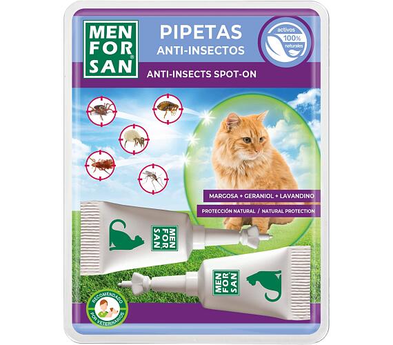 Menforsan antiparazitní pipety pro kočky 2 x 1,5ml
