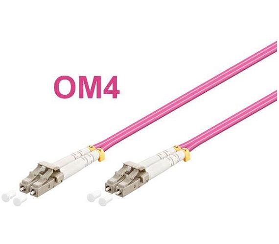 OEM optický patch kabel duplex LC-LC 50/125 MM 2m OM4